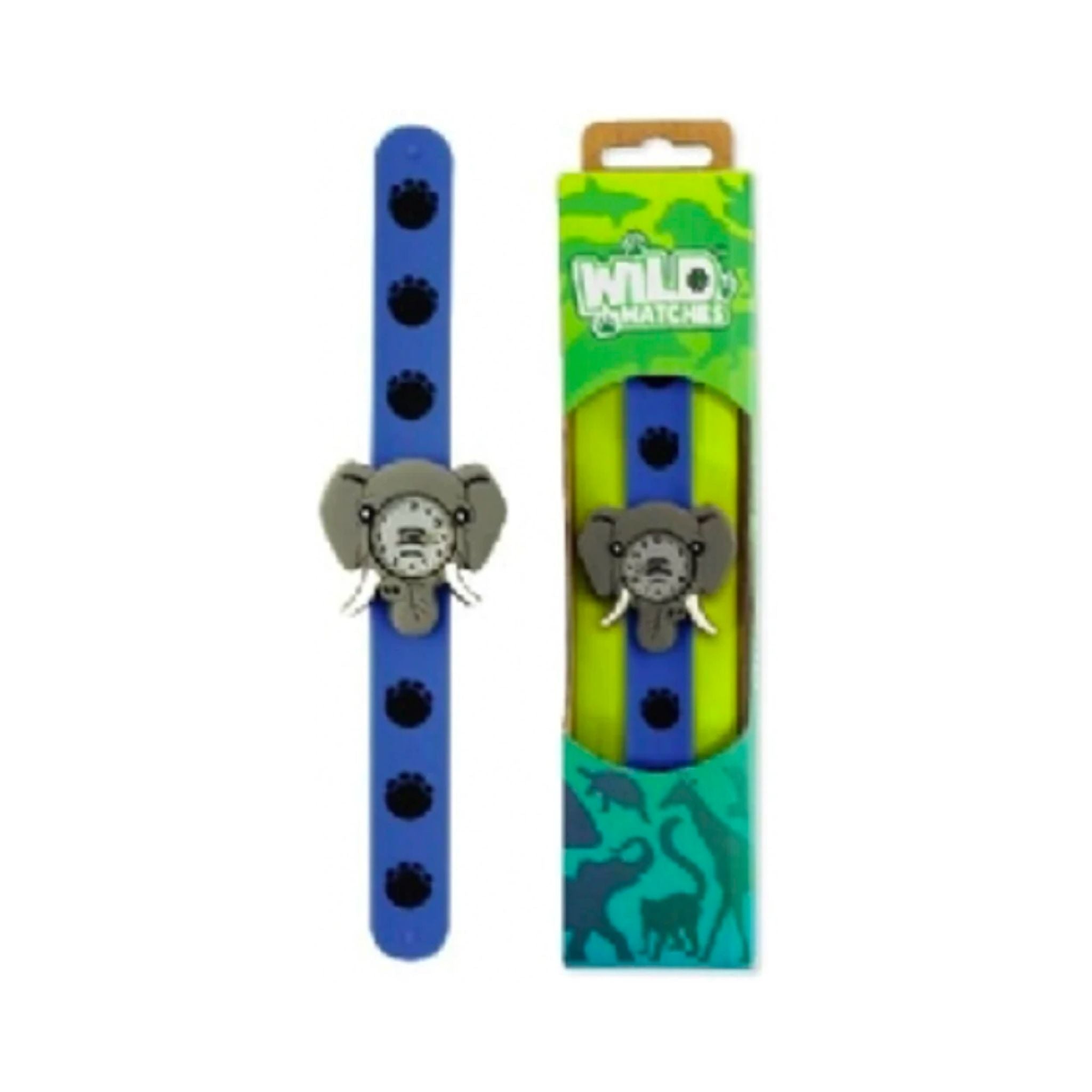 Wild Watches Elephant Snap Band Watch
