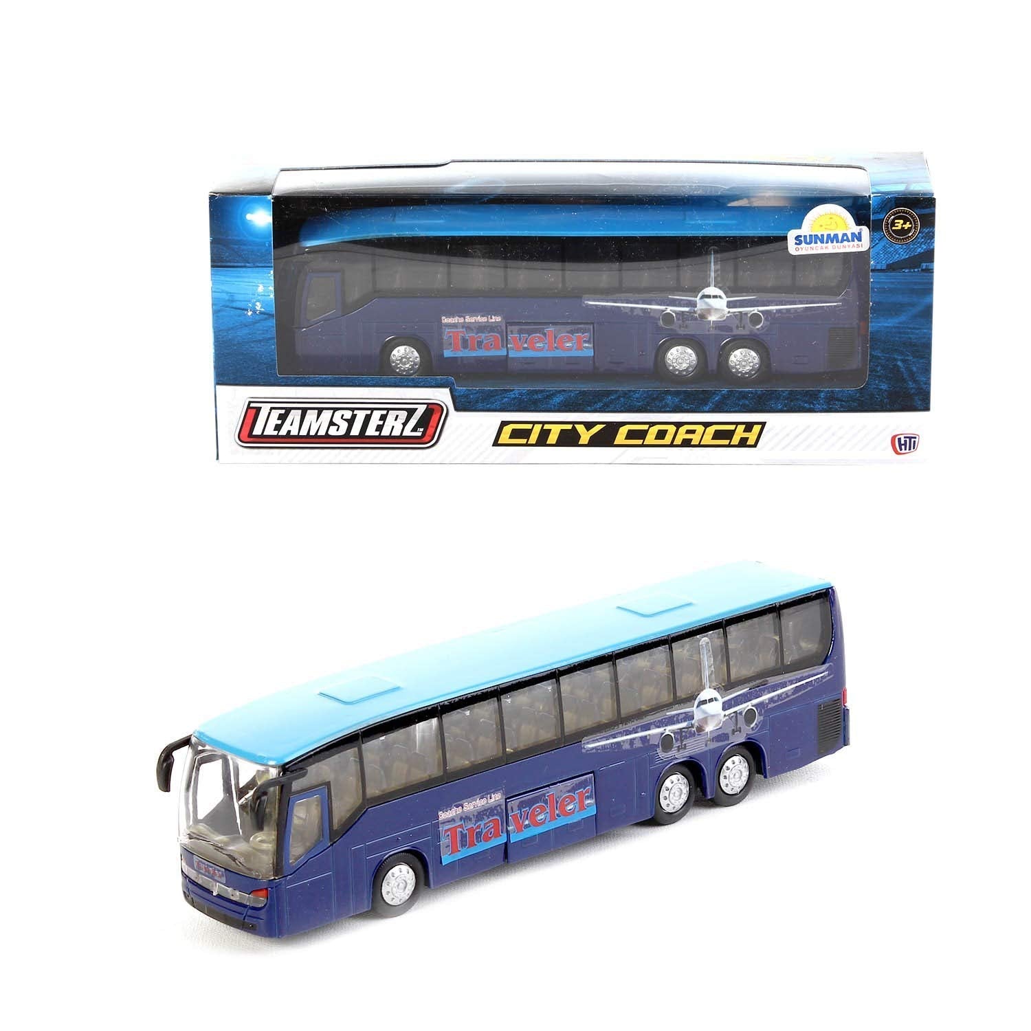 Teamsterz Die-Cast City Coach Traveller Model