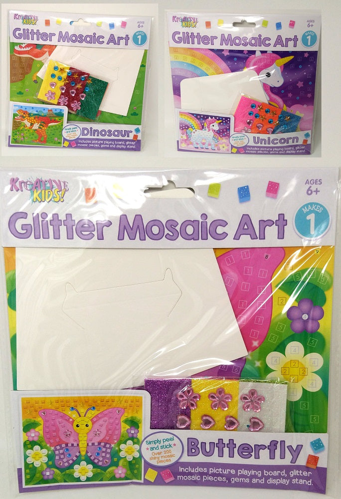 Kandytoys Kreative Kids Glitter Mosaic