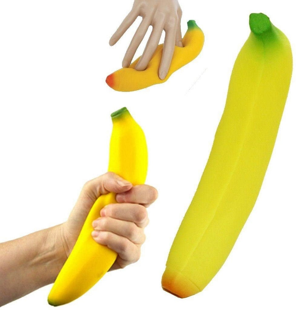 Squidgy Banana Stress Toy