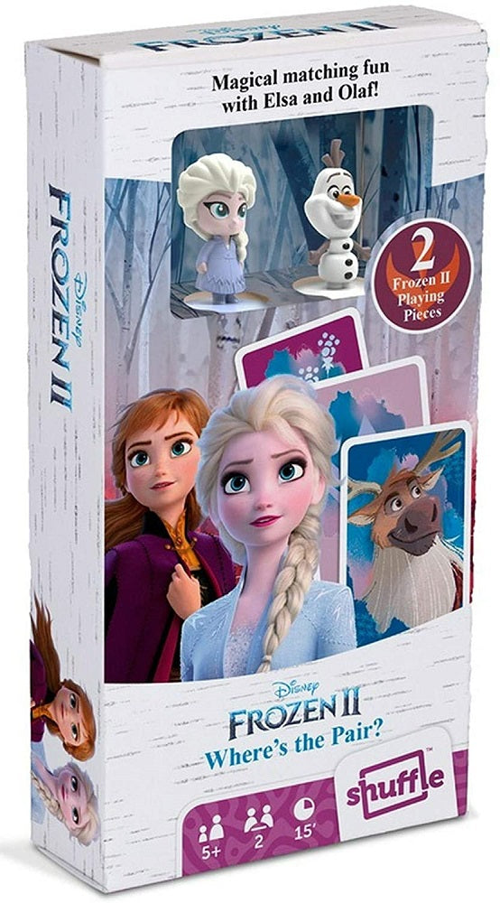 Disney Frozen 2 Shuffle Where's The Pair Card Game