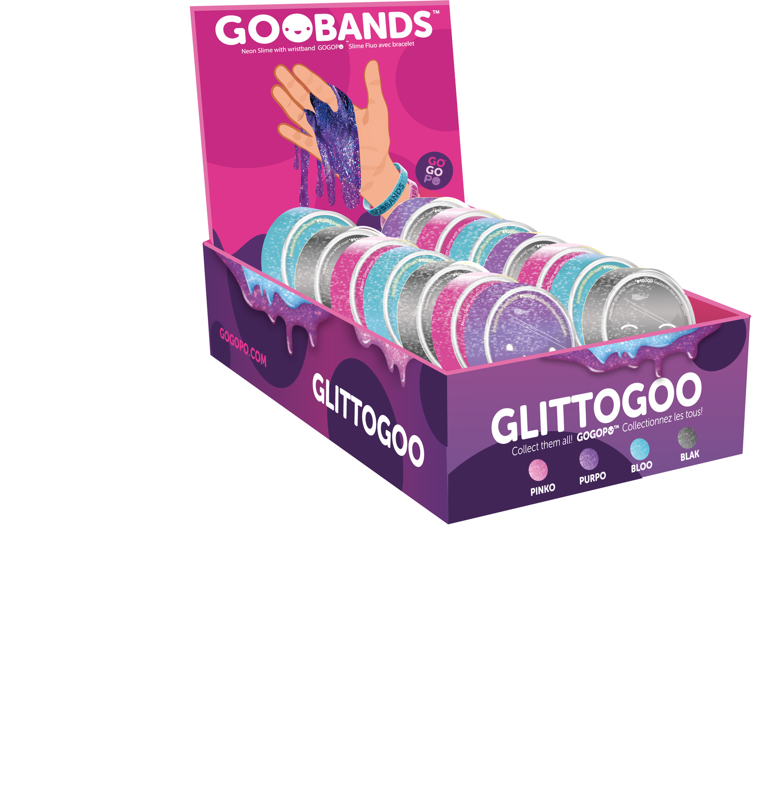 Goobands Glittogoo Slime With Wristband