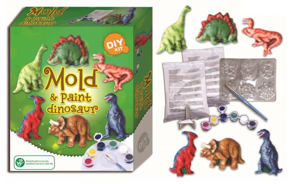 Mould And Paint Dinosaur Craft Set