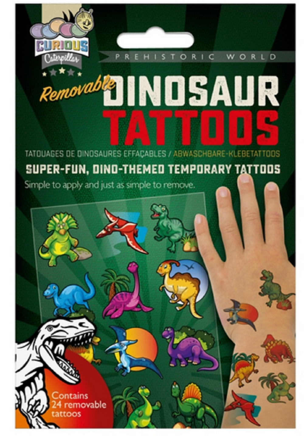 Removable Dinosaur Tattoos