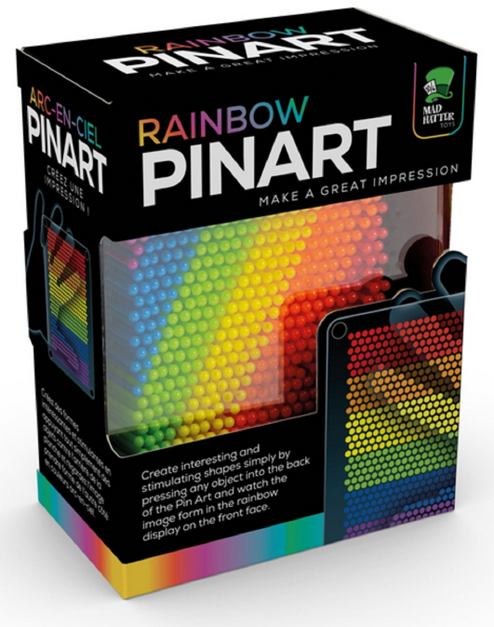 Funtime Gifts Rainbow Pin Art 13cm
