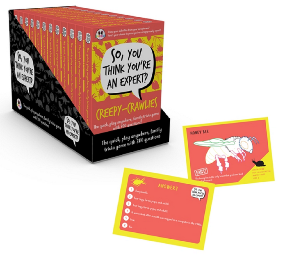 Funtime Gifts So You Think Your An Expert Creepy Crawlies Cards