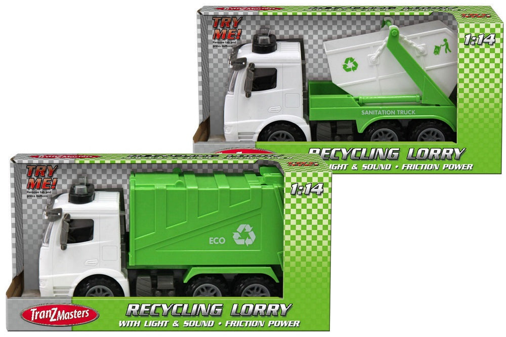 Tranzmasters Recycling Lorry with Lights and Sound