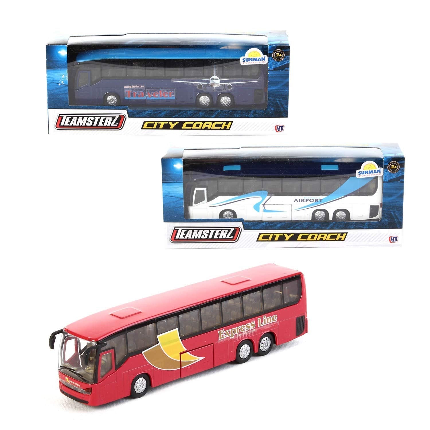 Teamsterz Die-Cast City Coach Traveller Model