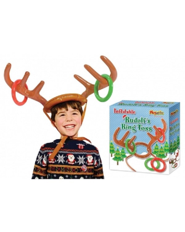 Inflatable Rudolf's Ring Toss
