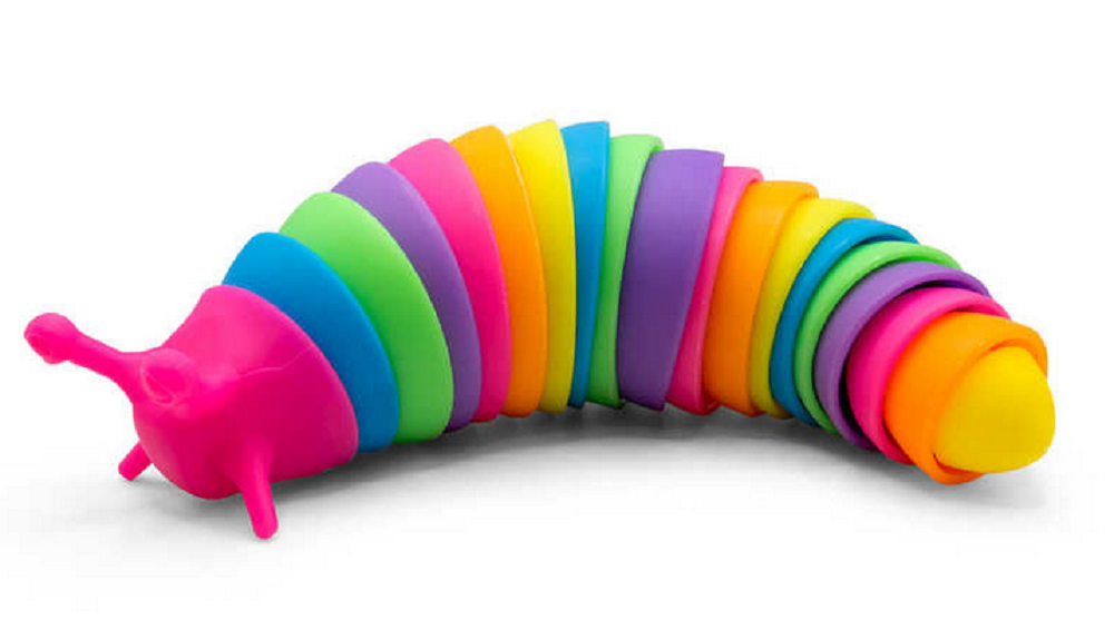 HGL Rainbow Fidget Slug 18cm