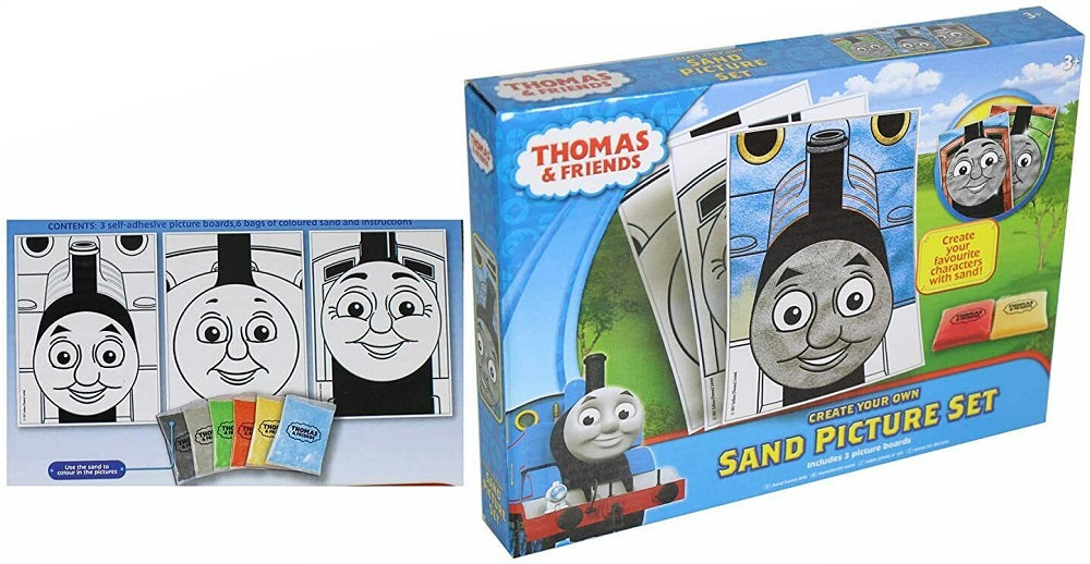 Giftworks Thomas and Friends Create Your Own Sand Picture Set