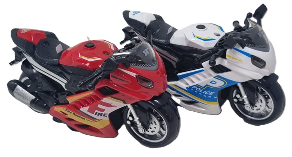 Kandytoys Emergency Response Light & Sound Motorbike