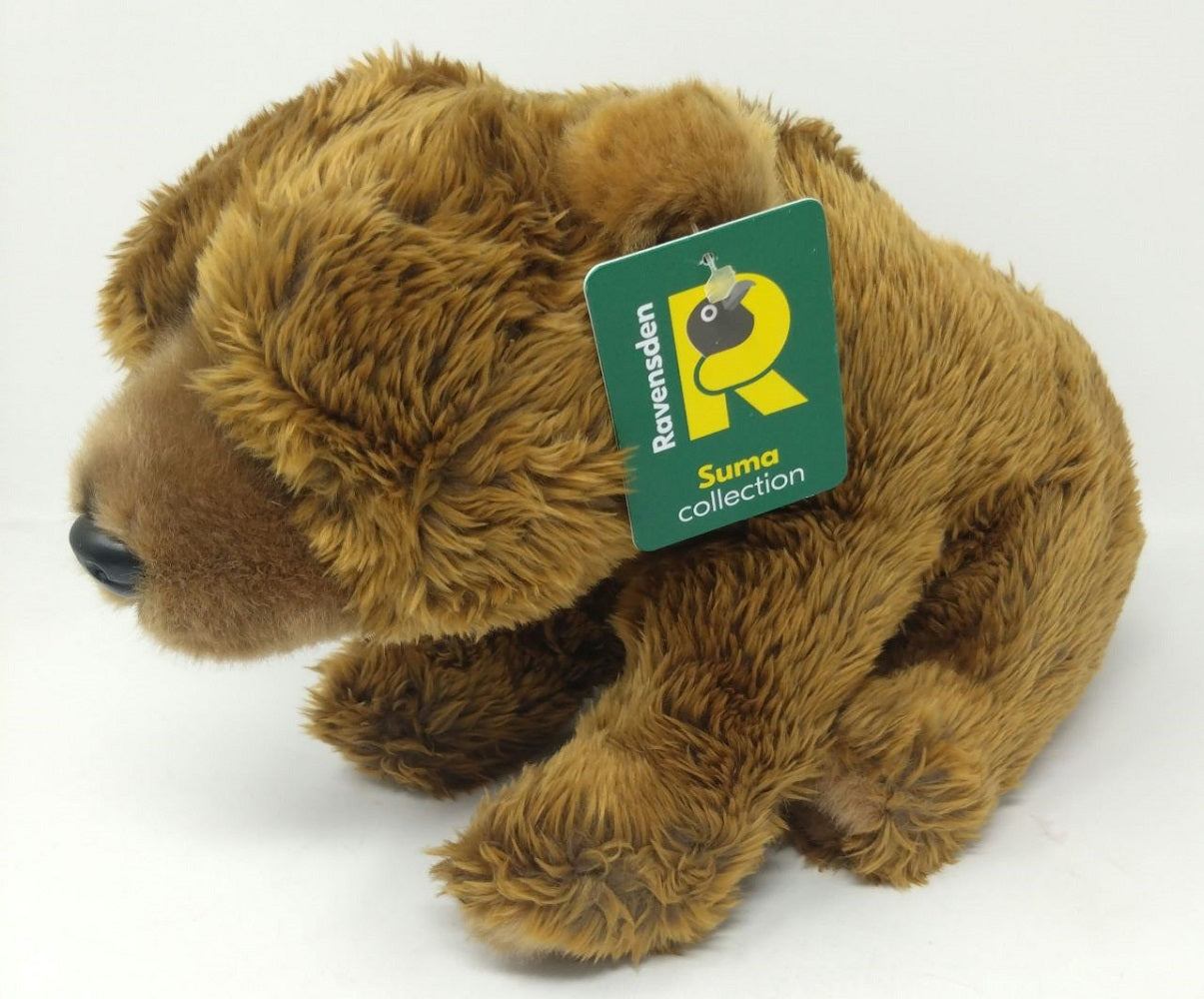 Ravensden Soft Toy Brown Bear Sitting 28cm