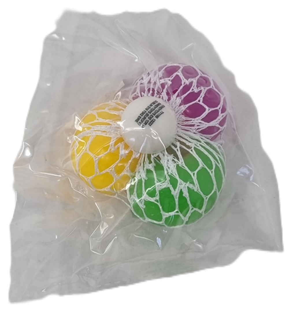 Kandytoys 3 Colour Segment Mesh Ball