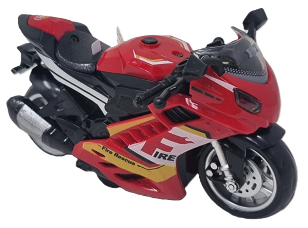 Kandytoys Emergency Response Light & Sound Motorbike