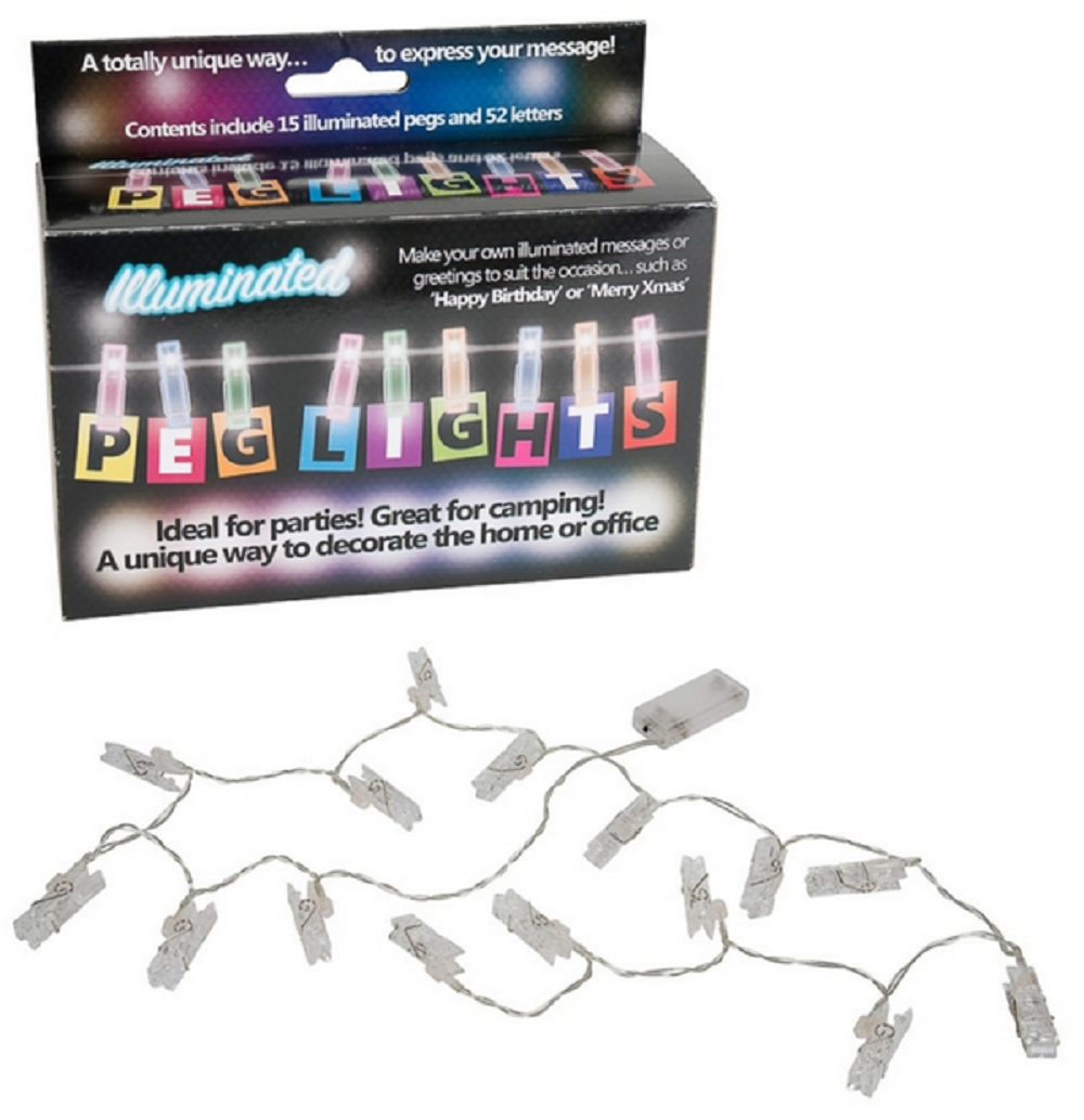Funtime Gifts Peg Lights