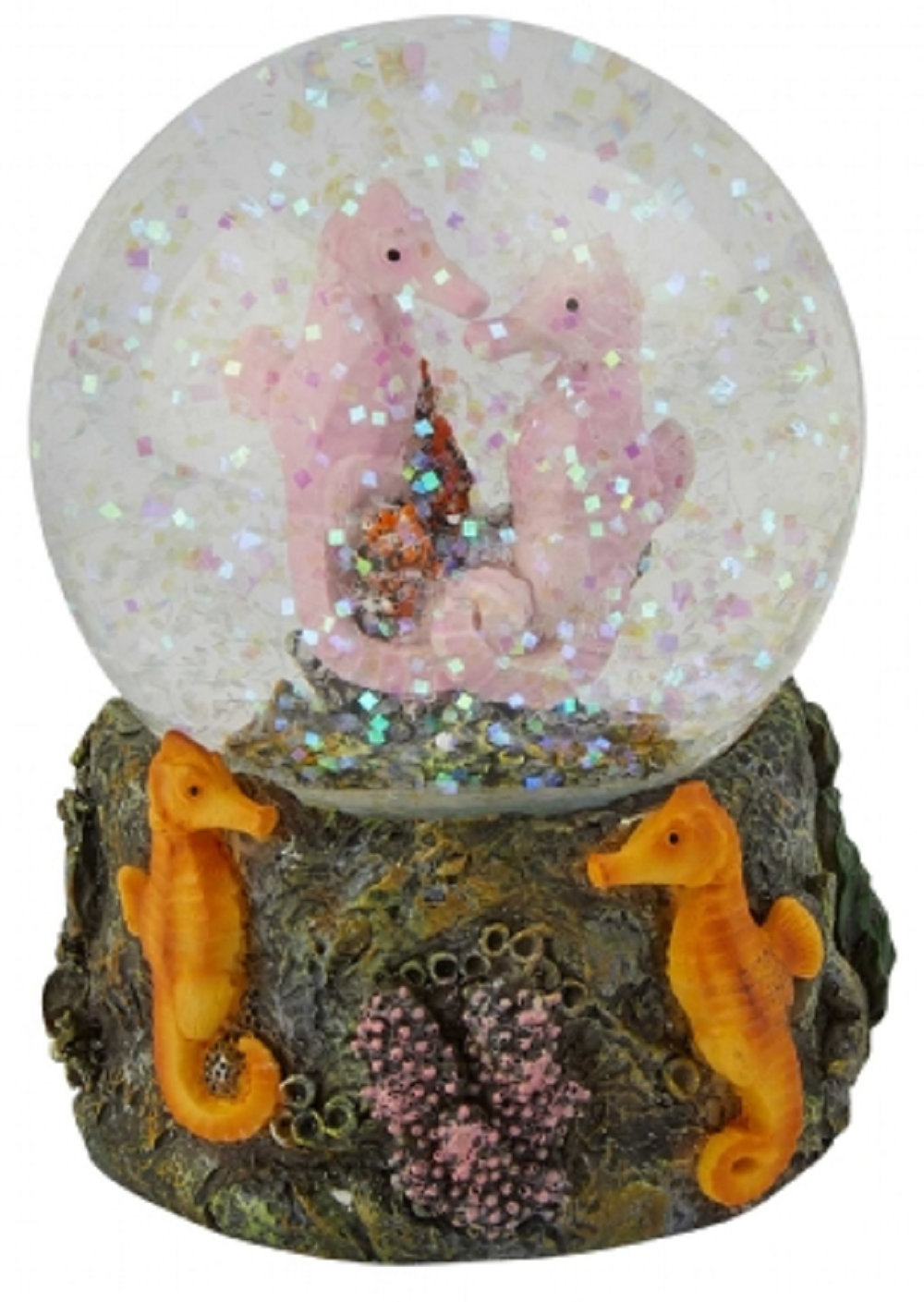 Ravensden Seahorse Glitter Globe