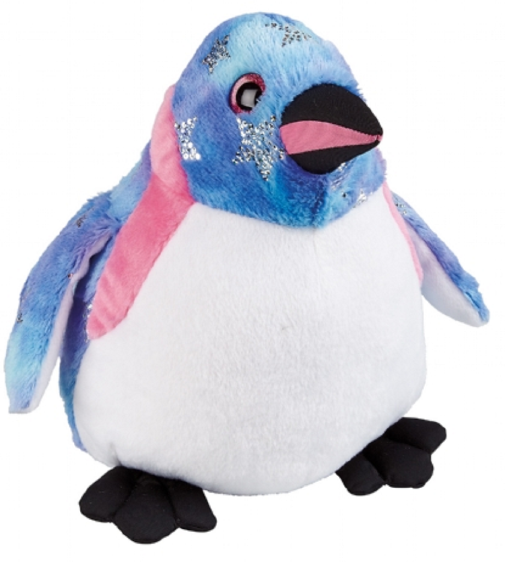 Ravensden Blue Penguin Plush With Stars 27cm