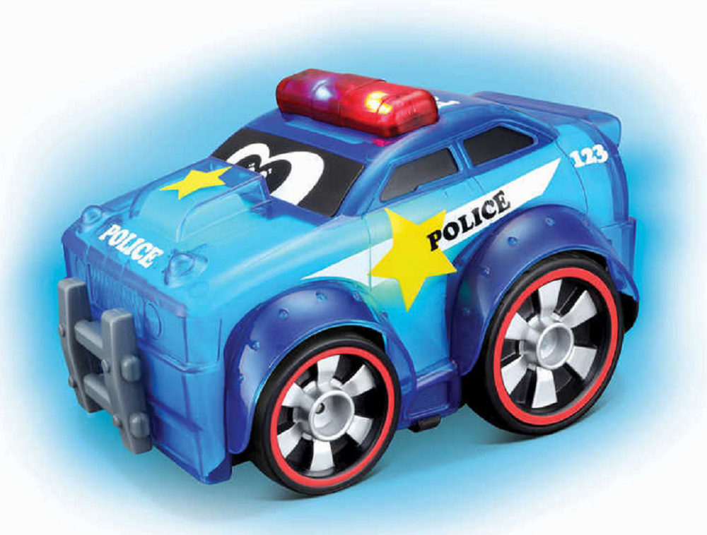 Burago Junior Push & Glow Police Car
