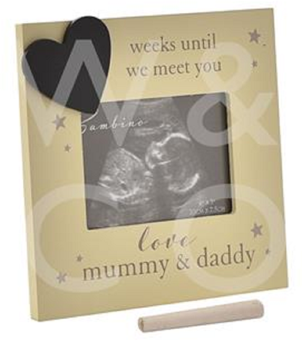 Bambino Countdown Scan Frame Mum & Dad