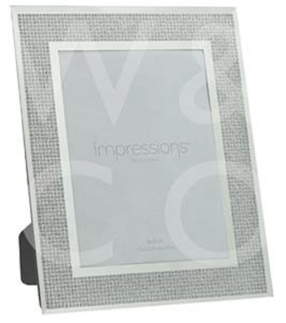 Impressions Silver Crystal Frame