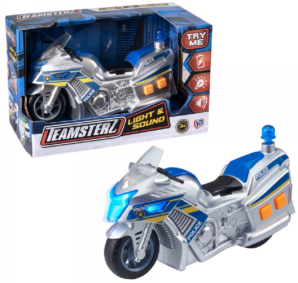 Teamsterz Police Motorbike Light & Sound