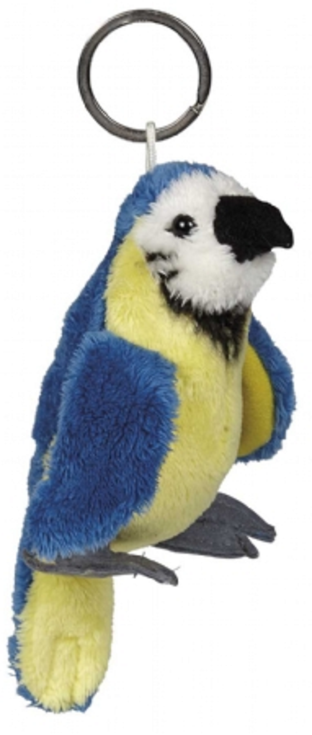 Ravensden Soft Toy Plush Blue & Gold Macaw Keyring 10cm