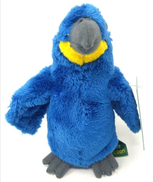 Ravensden Soft Toy Hyacinth Macaw Parrot 15cm