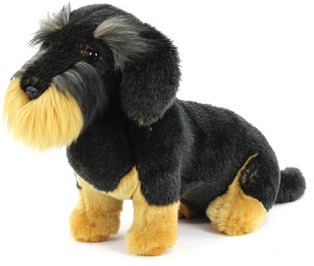 Living Nature Plush Wire Haired Dachshund 27cm