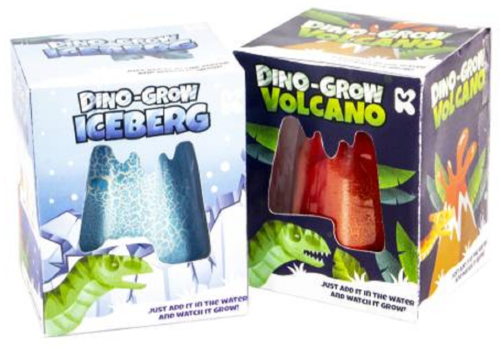 Keycraft Dino - Grow Volcano & Iceberg Egg