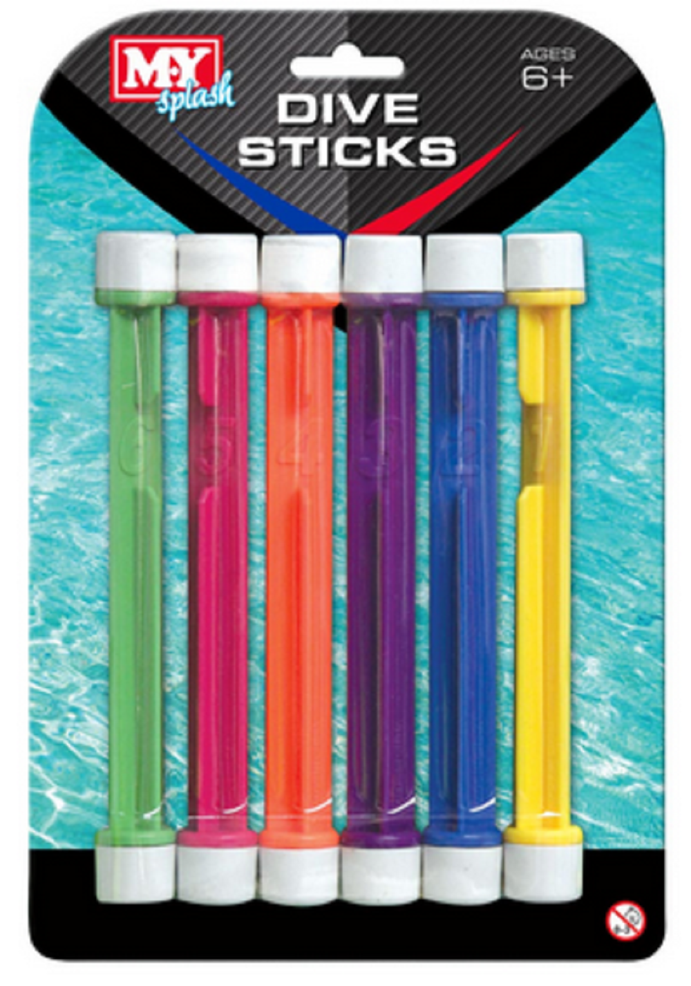 Kandytoys Dive Sticks Pack Of 6