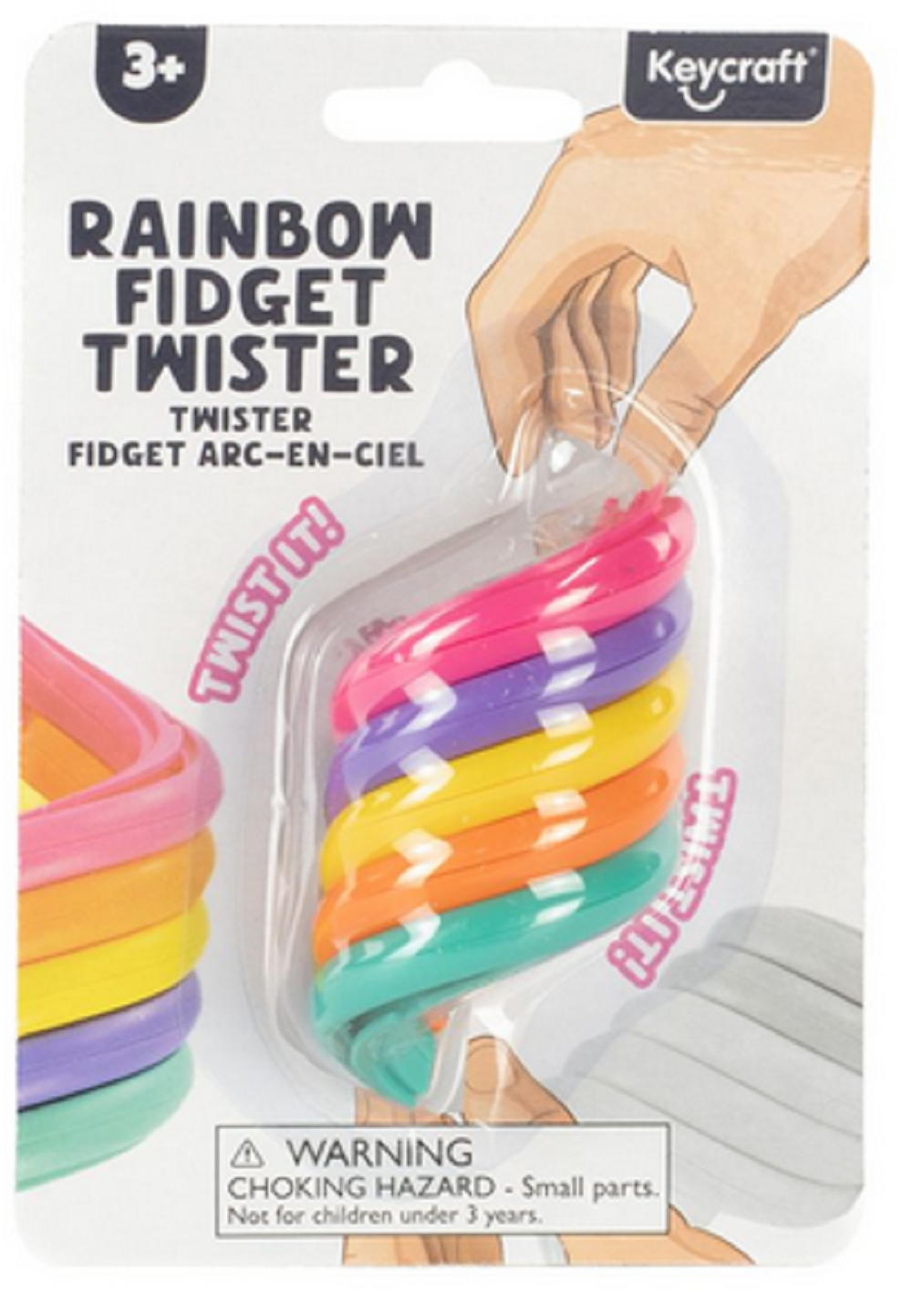 Keycraft Rainbow Fidget Twister