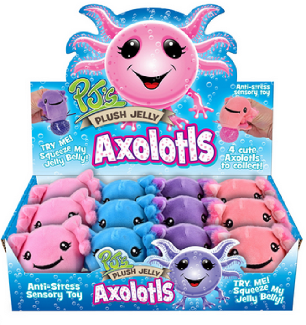 Kandytoys Pjs Plush Jelly Axolotls