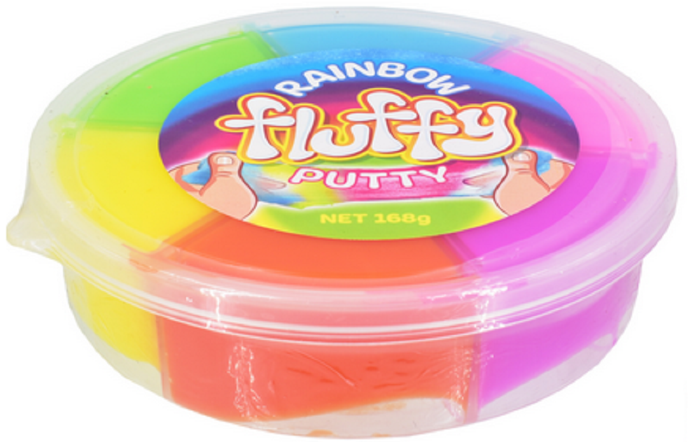 Kandytoys 6-In-1 Rainbow Putty