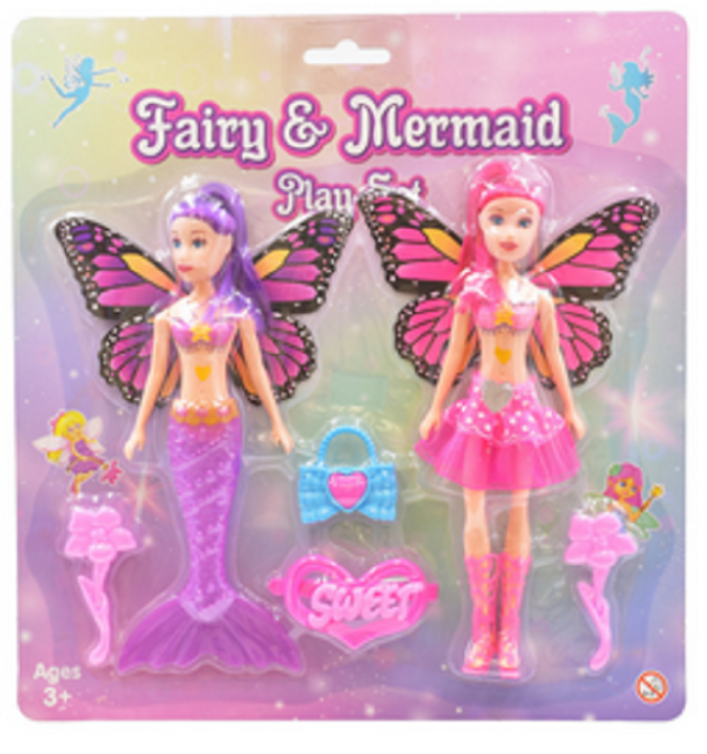 Kandytoys Fairy & Mermaid Playset