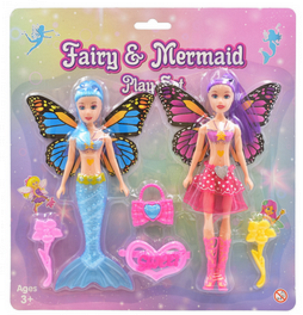 Kandytoys Fairy & Mermaid Playset