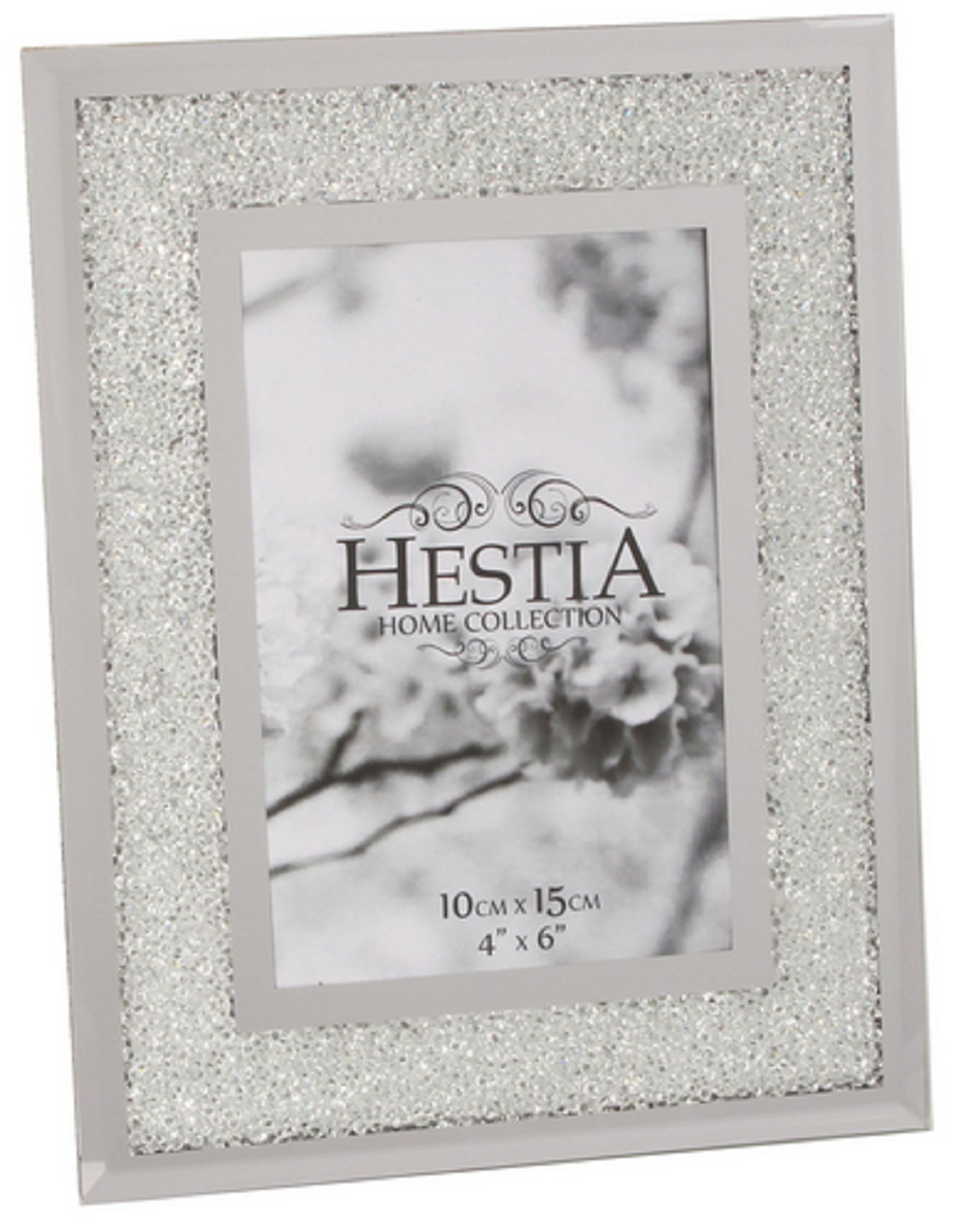Hestia Photo Frame Crystal Edge 4 X 6
