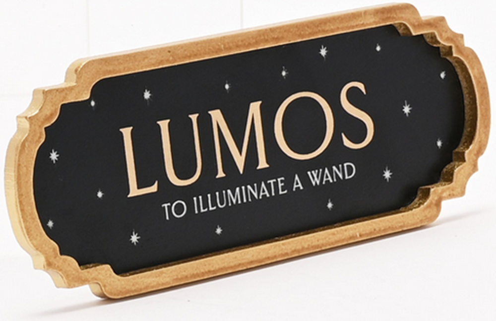 Harry Potter Lumos Spell Sign