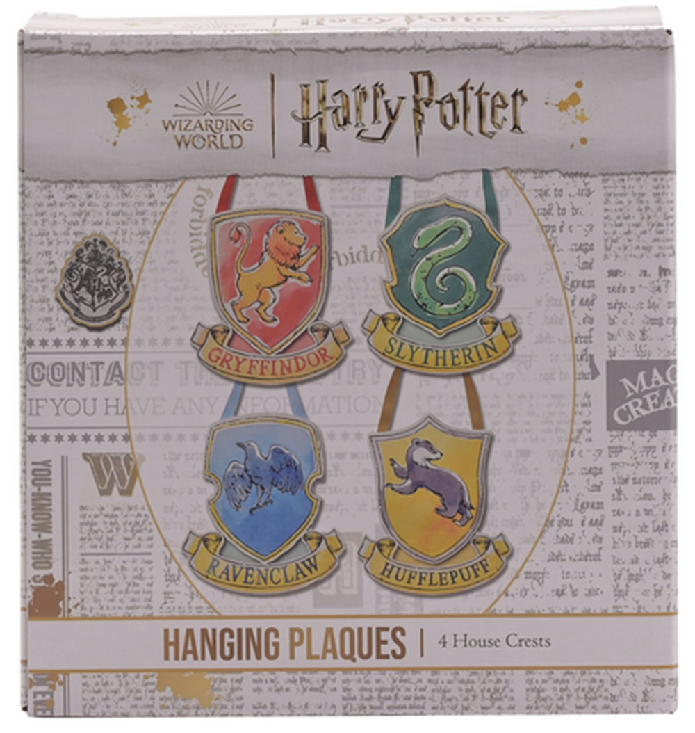 Harry Potter Set Of 4 House Plaques