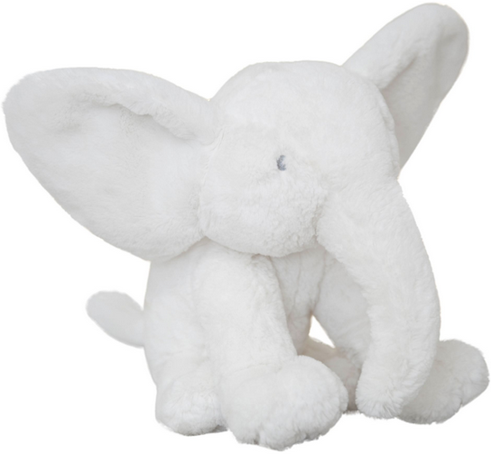 Bambino White Plush Elephant