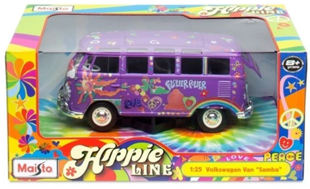 Maisto Volkswagen Hippie Van Samba 1/24 Model