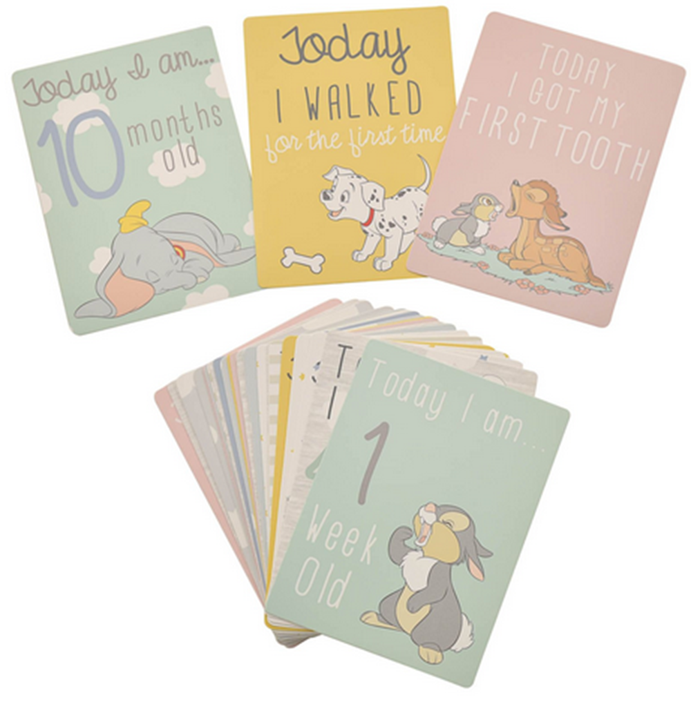 Disney Set Of 30 Baby Milestone Cards