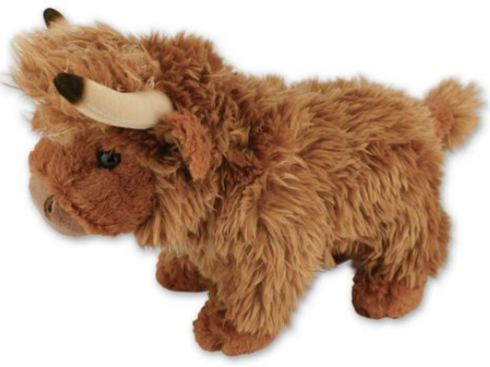 Ark Toys Soft Toy Large Highland Cow With Beans
