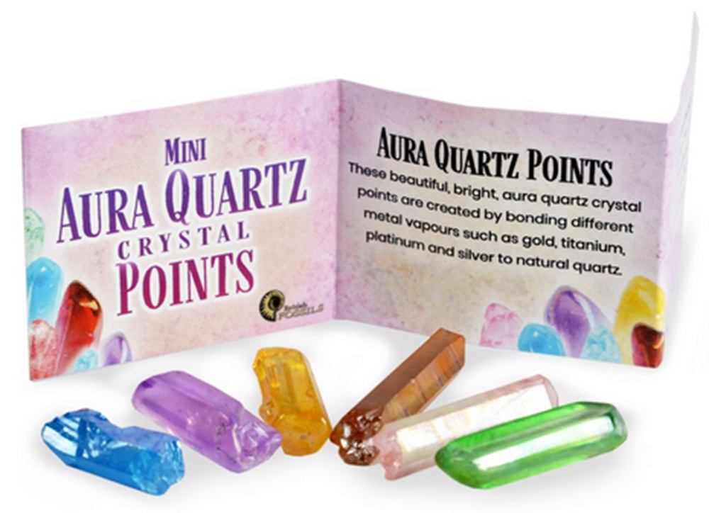 Keycraft Mini Aura Quartz Points