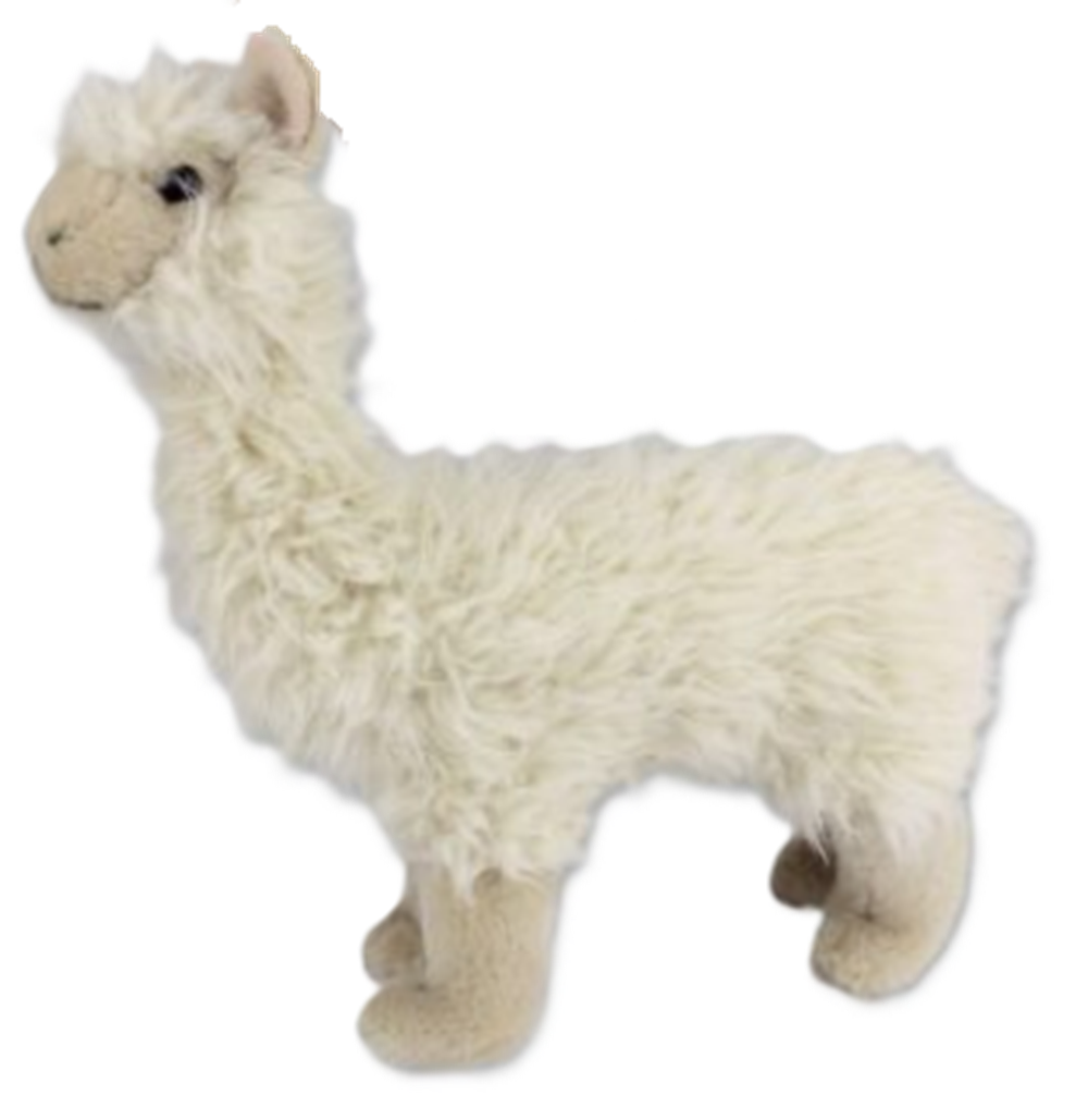 Ark Toys Soft Toy Large Alpaca With Beans 25cm