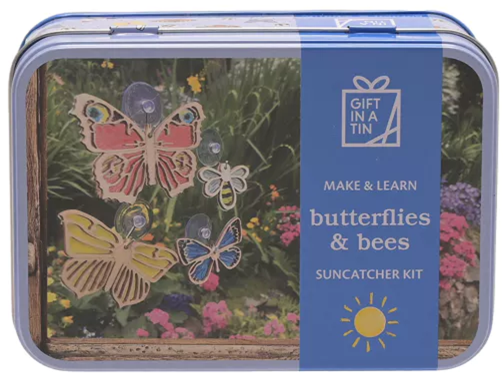 Apples & Pears Make & Learn Butterflies & Bees Suncatcher Kit