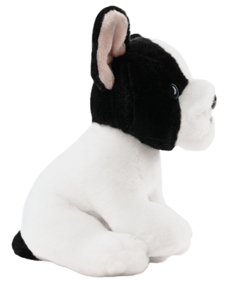 Living Nature Black & White French Bulldog Puppy 18cm