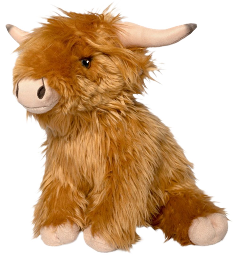 Living Nature Highland Cow Doorstop 36cm