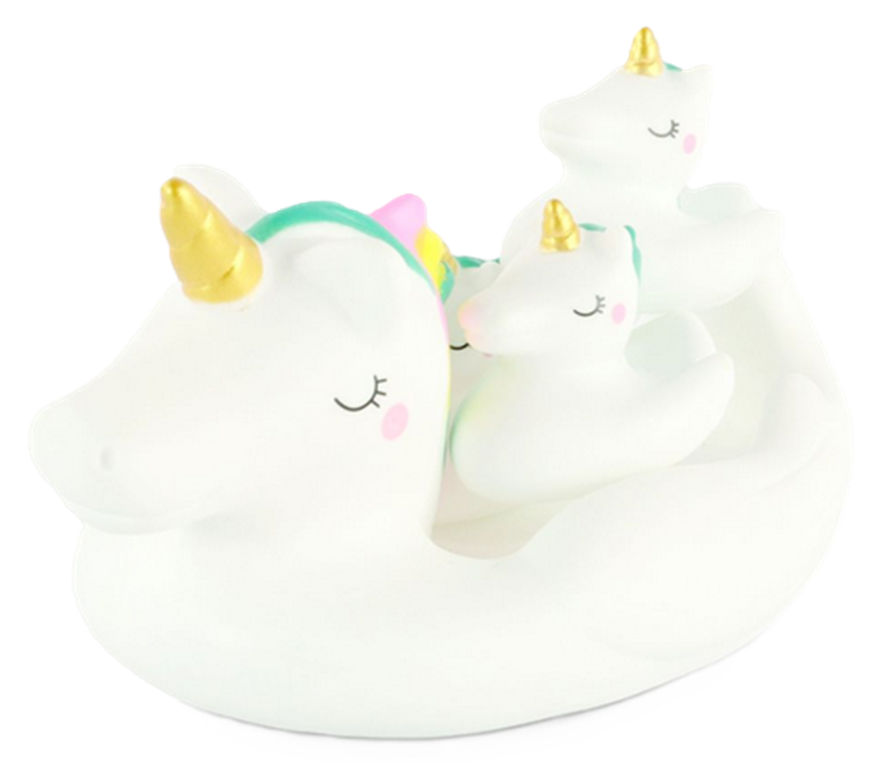 Keycraft Little Splash Unicorn Family Bath Toy Set