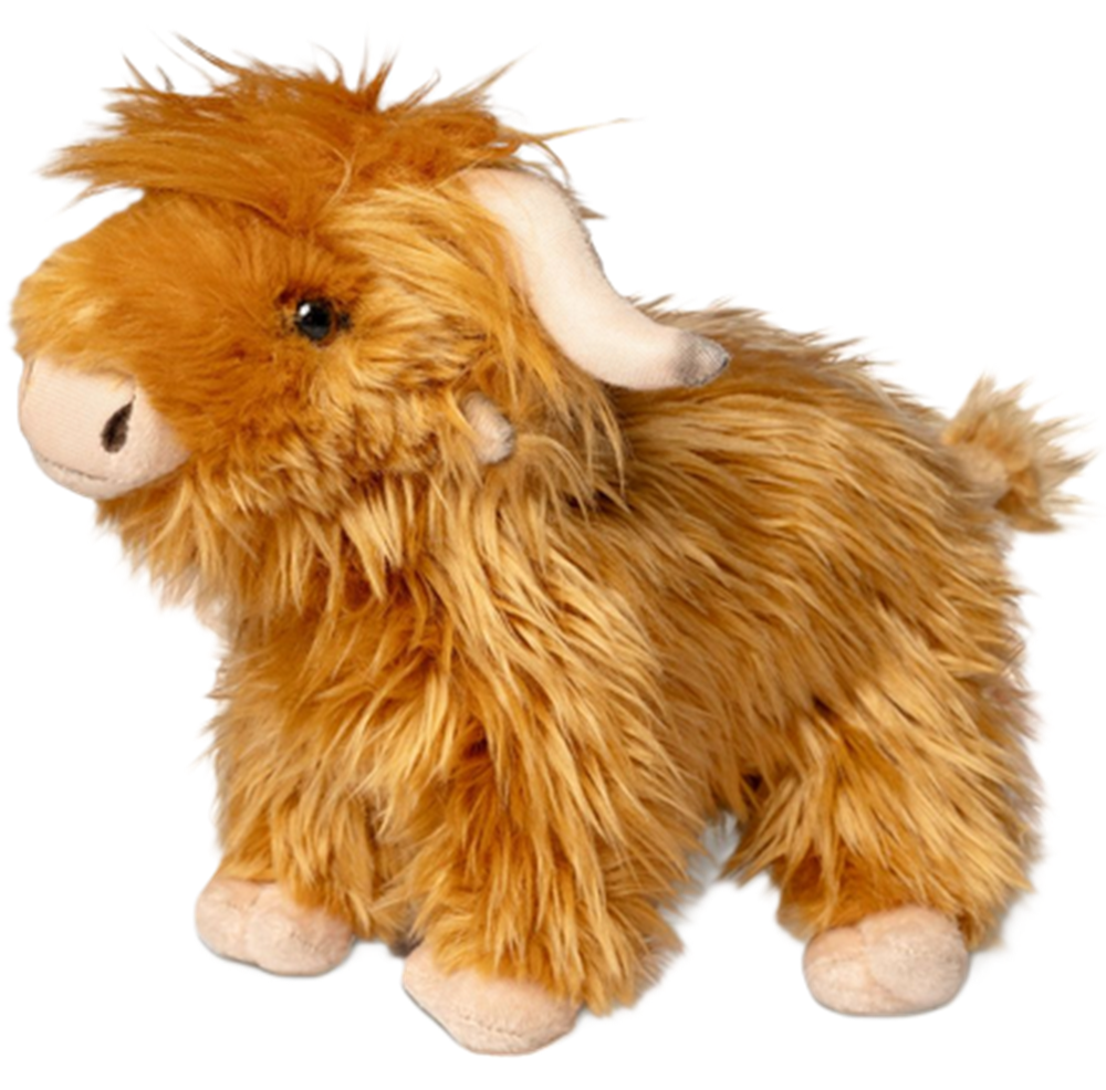 Living Nature Standing Highland Cow With Sound 22cm